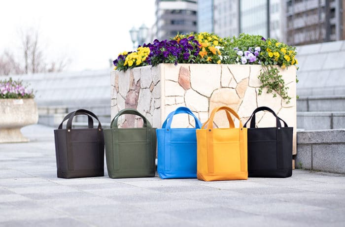 職人のこだわりが詰まったカラフルなキャンバスミニトート